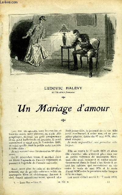 Lisez moi n 35 - Un mariage d'amour par Ludovic Halvy, Ballade de bien s'aimer par Edmond Rostand, Simple soire, nuit trange par Paul Hervieu, Sapho (suite) IV par Alphonse Daudet, Le mardi gras de Trott par Andr Lichtenberger, Tes mains par Albert