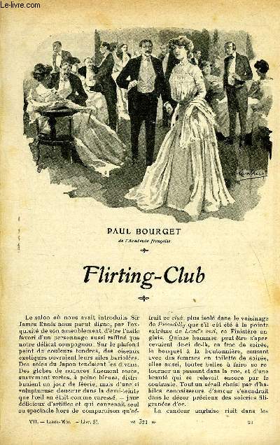 Lisez moi n 53 - Flirting-club par Paul Bourget, Nuit par Madame Alphonse Daudet, Pierre et Jean (suite et fin) VIII par Guy de Maupassant, Les deux voyages par Ren Bazin, Regains par Jean Richepin, Au bonheur des dames (suite) X par Emile Zola