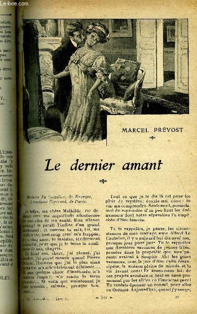 Lisez moi n 69 - Le dernier amant par Marcel Prvost, Le lzard par Rosemonde Rostand, Mademoiselle Cloque (suite) VIII par Ren Boylesve, La cigale par Paul Arne, Mouvement de valse par Georges Courteline, Paillettes par Lucie Paul Margueritte