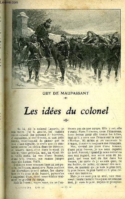 Lisez moi n 106 - Les ides du colonel par Guy de Maupassant, Sa nuque par Edmond Haraucourt, Le bl qui lve (suite) VI par Ren Bazin, Vers le soir par Albert Mrat, A la charmille fleurie par Michel Corday, La maison de danses par Paul Reboux