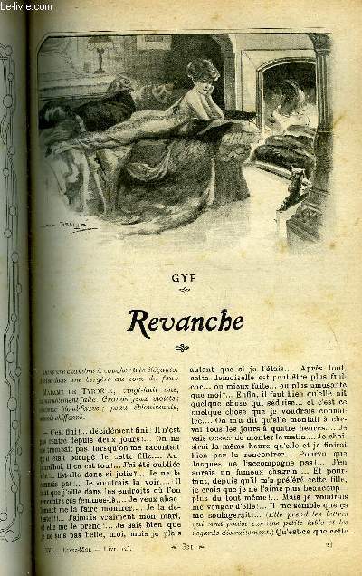 Lisez moi n 125 - Revanche par Gyp, La chanson des chysanthmes par Charles Grandmougin, Madame Andr (suite) XL par Jean Richepin, Conte de fe par Jean Lorrain, L'excution par J.H. Rosny, Aziyad (suite) IV par Pierre Loti, Berceuse cruelle par Jean
