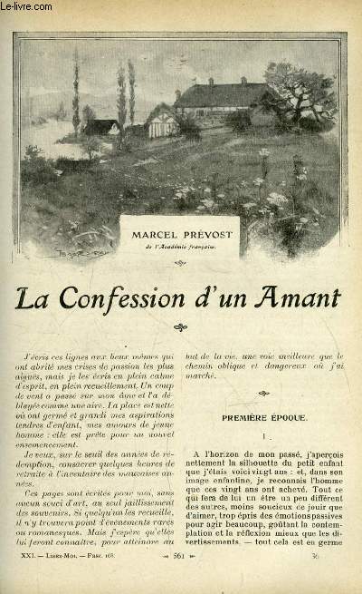 Lisez moi n 168 - La confession d'un amant par Marcel Prvost, Lionne pauvre par Abel Hermant, L'enfance d'une parisienne par Madame Alphonse Daudet, Le pensionnaire par Fernand Vandrem, Le sphinx par Henri Heine, La consolatrice par Marcelle Tinayre