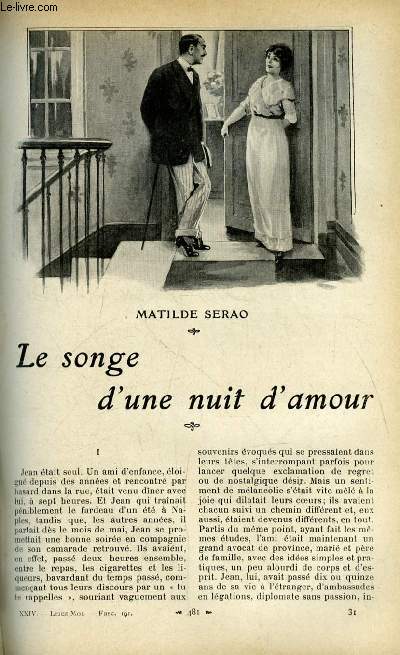 Lisez moi n 191 - Le songe d'une nuit d'amour par Matilde Serao, Les conseils d'une mre par Gyp, Les pins par Jean Aicard, L'accident par Paul Bourget, L'ensorcel par Jean Richepin, Pour une rose par Georges d'Esparbs, Au pays basque, Fleur de Nice