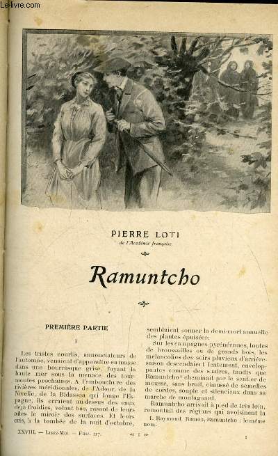 Lisez moi n 217 - Ramuntcho par Pierre Loti, Un souvenir du sige par Georges Courteline, Le premier roi de Prusse par G. Lenotre, La garde par Binet Valmer, Les anges gardiens (II) par Marcel Prvost, Les trois Flix par Pierre Mille, Le papillon