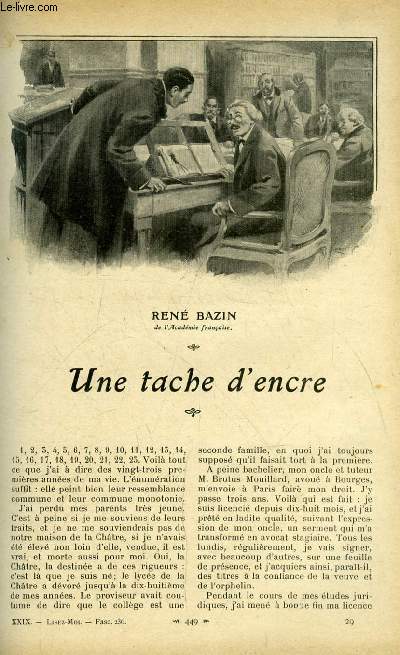 Lisez moi n 236 - Une tache d'encre par Ren Bazin, Deux offrandes blesses par Robert de Montesquiou, La brune et la blonde par Tristan Bernard, Une visite a don Juan par Maurice Barrs, Le printemps de cette anne par Henri Lavedan, Achetez mes belles