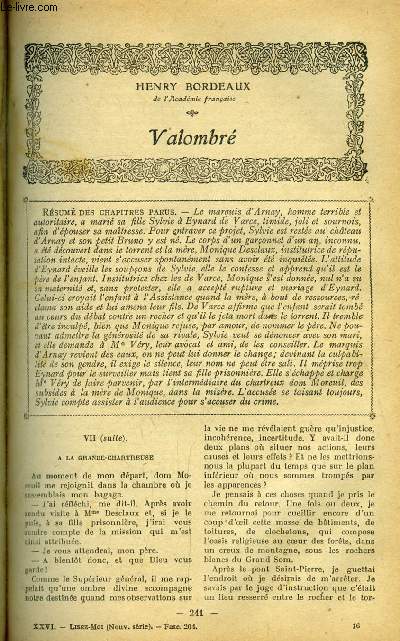 Lisez moi - nouvelle srie - n 204 - Valombr (VII) par Henry Bordeaux, Au temple des Lamas par Pierre Loti, La conqute de Jrusalem (IX) par Myriam Harry, La petite boite par Lucien Descaves, La mame par Lon Lafage, La dernire desse (suite)