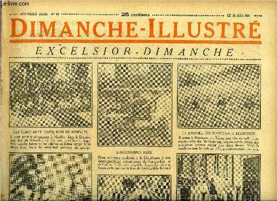 Dimanche-Illustr n 68 - Une bourgeoise devenue presque reine : Mme de Pompadour par Jean Bernard, La vrit concernant Pyecraft par H.G. Wells, Bicot, prsident de club, fausse manoeuvre, La famille Mirliton, dfense de parler, Fiancs d'aujourd'hui