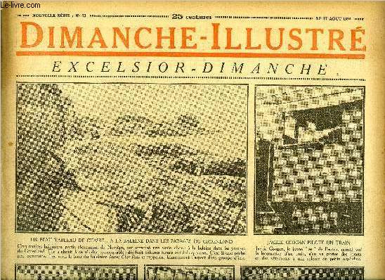 Dimanche-Illustr n 77 - Un beau tableau de chasse a la baleine dans les parages du Groenland, Les aviateurs amricains a Scapa-Flow : en s'amusant, Wade tombe a l'eau, peu avant son accident au large de Fro, Blanche de Castille par Funck-Brentano