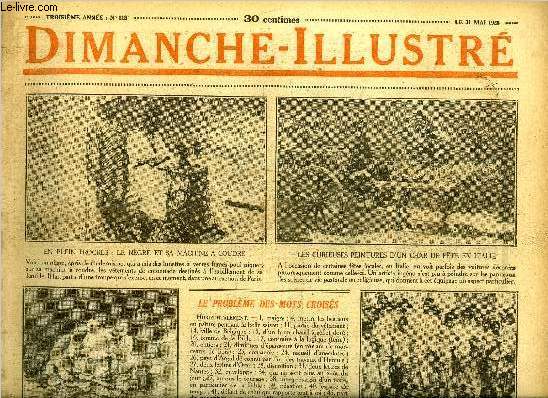 Dimanche-Illustr n 118 - En plein progrs : le ngre et sa machine a coudre, Michel-Ange par Gaston Derys, Les fruits du sacrilge par E.W. Hornung, Bicot, prsident de club, un homme de confiance, La famille mirliton aux mains des cannibales, Impots