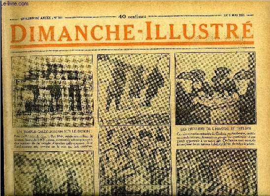 Dimanche-Illustr n 166 - Le rglement de la dette de guerre franaise envers la Grande Bretagne et les Etats Unis, Auguste Rodin, le Michel Ange franais par Funck Brentano, La pierre par Sir Gilbert Parker, Bicot, prsident de club, est dchu