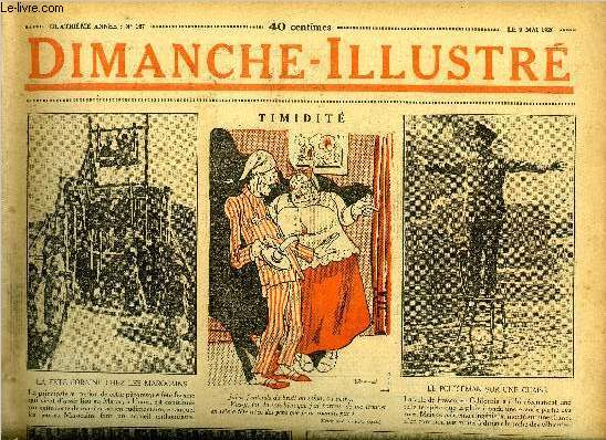 Dimanche-Illustr n 167 - Le conflit minier n'ayant pas t rgl le congrs des trade-unions dcide la grve gnrale, 2 millions d'ouvriers quittent leur travail, Marivaux, bel esprit du XVIIIe sicle par Jean Bernard, Les deux pages par Stanley Weyman