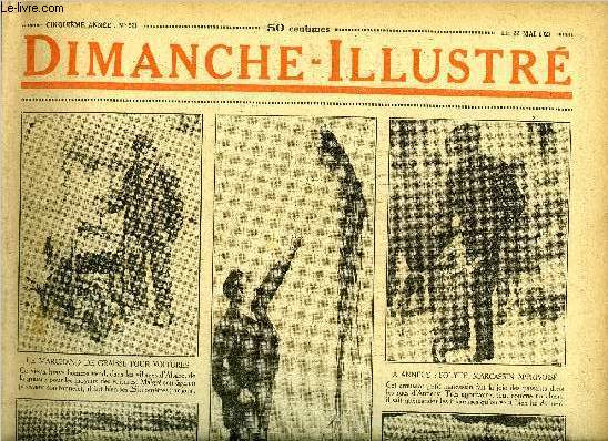 Dimanche-Illustr n 221 - Londres accueille avec enthousiasme M. Gaston Doumergue et M. Briand, La Brinvilliers par le Dr Cabans, Apu, esprit moqueur par Amerigo Manzini, Bicot, prsident de club, organise une grande attraction, La famille Mirliton