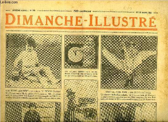 Dimanche-Illustr n 268 - La mise hors la loi de la guerre est soumise aux grandes puissances, Le magicien du fer et de l'arodynamique : Gustave Eiffel, Une visite nocturne par A. Conan Doyle, Bicot, prsident de club, n'a pas de veine, Zig et Puce