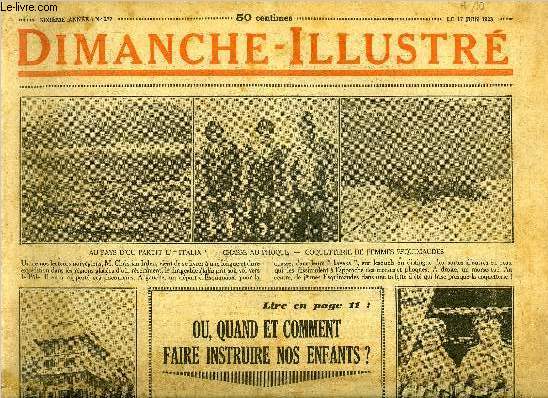 Dimanche-Illustr n 277 - Pris dans la tempte au retour du Pole Nord, le dirigeable Italia s'choua sur la banquise au large de la terre du Nord Est, Un grand philanthrope : J.B.A. Godin, par A. Lorbert, La maison du bord de l'eau par Walter Wood, Bicot