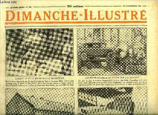 Dimanche-Illustr n 294 - Rome ayant rpondu a la note franco-britannique le cabinet de Londres a dcid la publication des documents relatifs a l'accord naval, La vie enchante et vagabonde de Robert-Houdin par Maurice Hamel, Les plans du Bruce