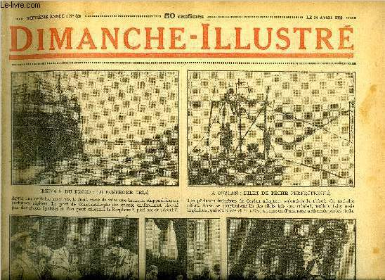 Dimanche-Illustr n 320 - Trois catholiques ont t incorpors au cabinet Muller, Deux bombes explosent au parlement de Delhi, blessant cinq membres de l'assemble, Le duc de Chartres, rgent de France par Jules Chancel, L'avaleur de vipres