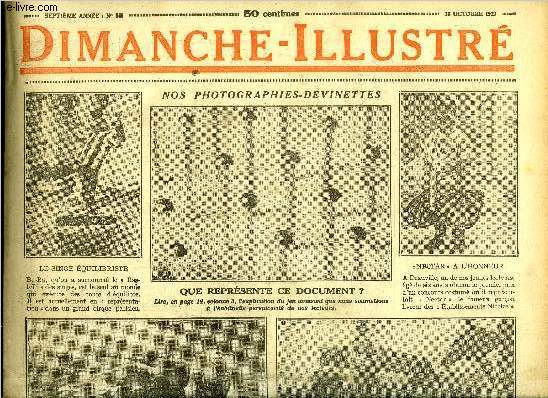 Dimanche-Illustr n 346 - M. Stresemann, ministre des affaires trangres d'Allemagne, a succomb a une crise d'apoplexie, Camille Flammarion, pote de l'infinie par Raymond Robert, La folie de l'or par Edmond Romazires, Bicot, prsident de club, garde