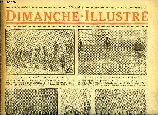 Dimanche-Illustr n 400 - M. Tardieu a clbr, a Delle, la stabilit de la Rpublique, Mahomet par Jules Chancel, L'observatoire d'Avu par H.G. Wells, Bicot, prsident de club, est mal reu, Zig et Puce, le singe et la noix de coco