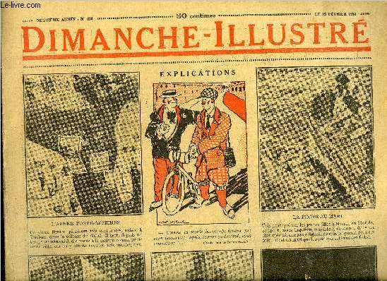 Dimanche-Illustr n 416 - Le marchal Ptain est cr inspecteur gnral de la dfense arienne, et le gnral Weygand le remplace dans ses fonctions de gnralissime, Le mardi gras d'Henri IV par Jules Chancel, L'ide de Pastisson par Lucien Giudice