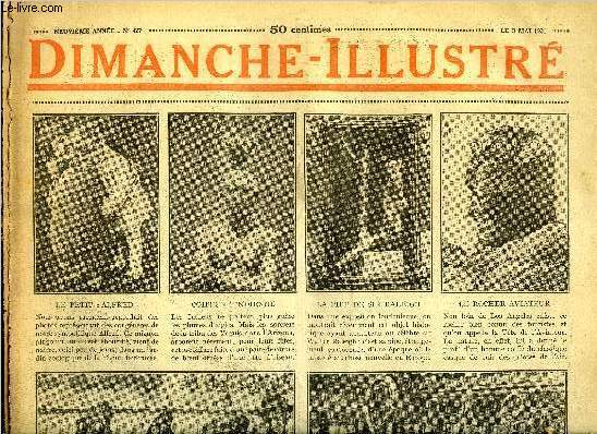 Dimanche-Illustr n 427 - L'impratrice Zita par Jules Chancel, La clef mystrieuse par A.E.W. Mason, Bicot, prsident de club, une belle poursuite, Zig et Puce, un caramel mou, Les bons comptes par Rodolphe Bringer, Relativit ou tout dpend du point