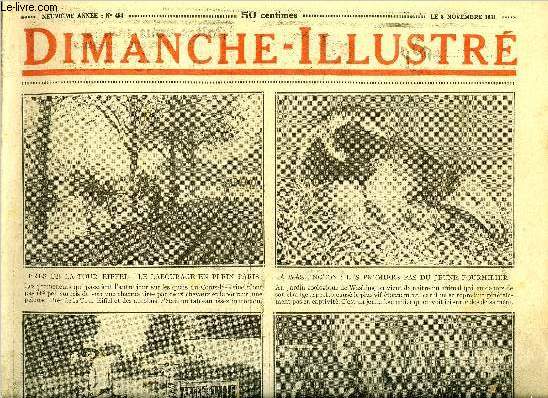 Dimanche-Illustr n 454 - Le Mahatma Gandhi par Henry Borjane, Les oeillets bleus par Fred M. White, Bicot, prsident de club, un terrible joueur, Zig et Puce couchent au violon, Totor le rancunier par Daniel Riche