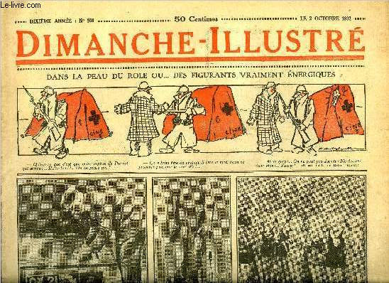 Dimanche-Illustr n 501 - La rentre des classes par Elie Moss, Le grand ferr par Henri Nicolle, Pour l'enfant par Georges Le Faure, Bicot, prsident de club, un malheureux pique nique, Zig et Puce, yo yo vivant, Passe moi le volant par Bernard Gervais