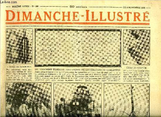 Dimanche-Illustr n 506 - Les expertises en critures par Roger Simonet, Esope, le philosophe par Octave Bliard, Le gardien de son frre par Rudyard Kipling, Bicot, prsident de club, une farce malencontreuse, Zig et Puce, le ftiche du bord