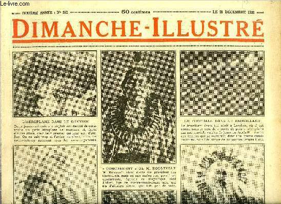 Dimanche-Illustr n 512 - La lumire invisible par Roger Simonet, Le roi de la cour des miracles par H. de Fels, L'auteur ! L'auteur ! par E.W. Hornung, Bicot, prsident de club, est bien ennuy, Zig et Puce, figures de cire, Madame barbe bleue