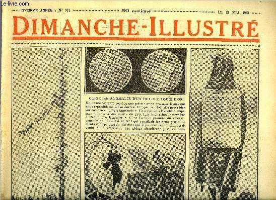 Dimanche-Illustr n 534 - Paris, ville des jardins et des fleurs par H. de Fels, Vauban, le batisseur par Madeleine Epron, Le pseudo-lord blanc par Joseph Groves, Bicot, prsident de club, les relations ont du bon, Zig et Puce a Londres