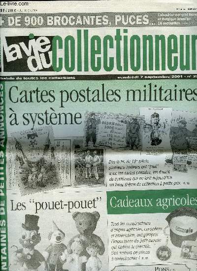 La vie du collectionneur n 379 - Affiches de Raymond Savignac a Paris, Les platres publicitaires, Les trucs de nos grands mres, Mes paires de baskets par Eric Hennique, Les cartes militaires a systme par Claude Franck, Matriel agricole : les cadeaux