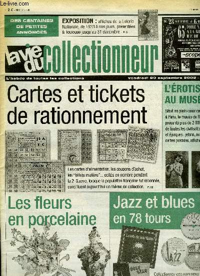 La vie du collectionneur n 428 - Au hasard des affiches a Toulouse, Des BD hors de prix, Erotime a Paris, Les timbres de rationnement de la 2e guerre mondiale