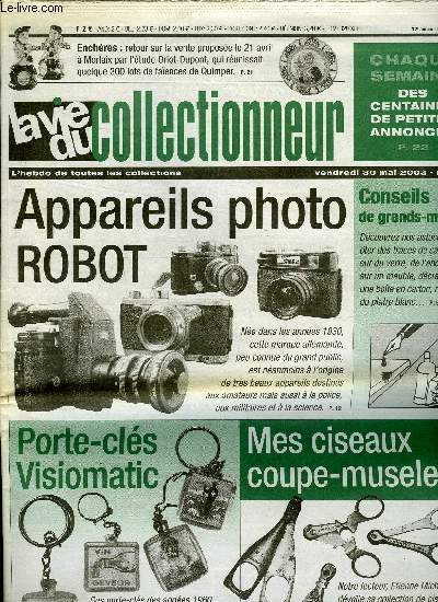 La vie du collectionneur n 463 - Les trucs de nos grands mres, Les plaisirs du chocolat a Tourcoing, Des buvards et des chansons, Attention aux prix !, Les cartes en franchise militaire 1914-1918, Mes coupe-muselets, Les appareils Robot, Les porte-clefs