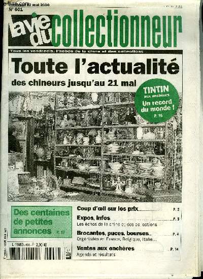 La vie du collectionneur n 601 - Fers a repasser a Souvign, Prcieux livres anciens a Paris, Figurines de BD a Paris