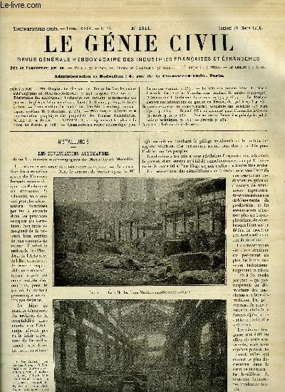 Le gnie civil tome LXXIV n 13 - Mtallurgie : les dvastations allemandes dans les usines sidrurgiques de Meurthe et Moselle par Auguste Pawlowski, Rsistance des matriaux : Recherche des sections conomiques des poutres simples en bton arm