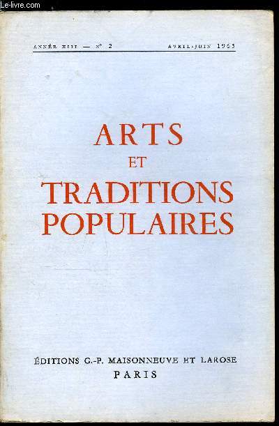 Arts et traditions populaires n 2 - Salle des travaux de la vigne et du vin et des mtiers auxiliaires, Catalogue par Andr Lagrange, Le folklore de la vigne et du vin en Cote d'Or par Albert Colombet