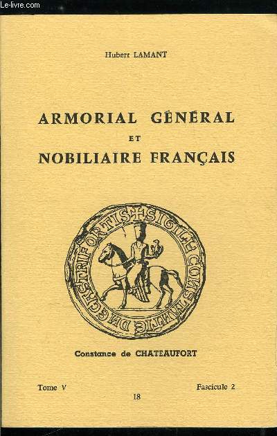 Armorial gnral et nobiliaire franais tome V n 18 - David  Davillier (David, Davidsard, Daviel, Davier, Davies, Daviet, Davignon, Davigo, Davila, Daville, Davillier)