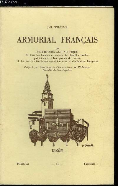 Armorial franais n 41 - Cutelle (table gnrale)