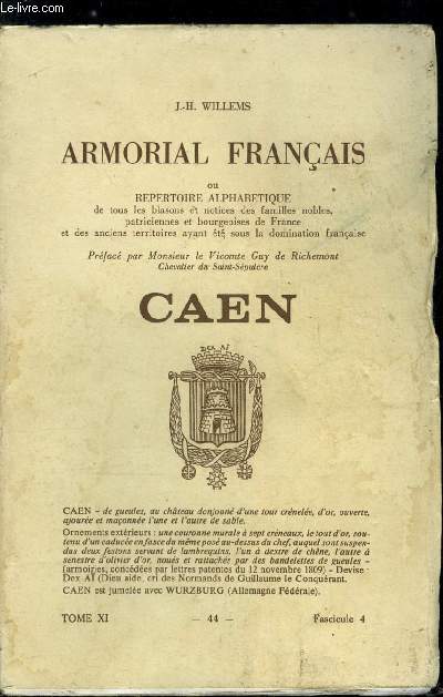 Armorial franais n 44 - Cutelle (de Durfort Civrac de Lorge  Garnier)