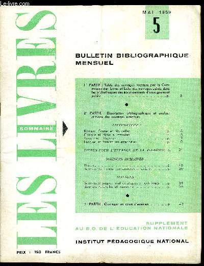 Les livres n 5 - Littrature : Romans, Contes et Nouvelles, Critique et histoire littraires, Aventures - Voyages, Langues et littratures trangres, Livres pour l'enfance et la jeunesse, Sciences humaines : Histoire, Sciences politiques, conomiques