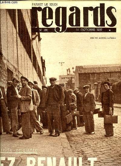 Regards n 196 - Jours d'lections dans ma commune, Cueillez cueillez les bons champignons, merveilles de la table par Georges Sadoul, Chez Renault par A. Soulillou, La guerre des mouches par Jacques Spitz, Deux images de la Pologne traditionnelle