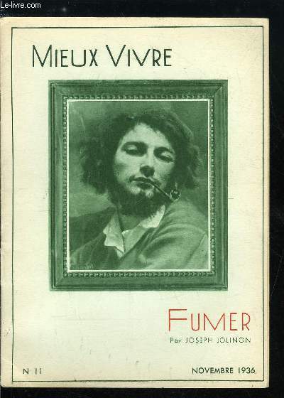 Mieux vivre n 11 - Fumer par Joseph Jolinon