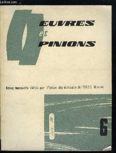 Oeuvres et opinions n 30 - Les tambours (drame en 3 actes) par Salynski, Ivan par Bogomolov, Une journe d'automne sur le Mchary par Nikitine, Il est des choses qui ne mourront pas par Kardine, L'Orage par Kogan, La paix par Otrada, Il demanda de l'eau