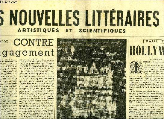 Les nouvelles littraires, artistiques et scientifiques n 1297 - Contre l'engagement par Yves Gandon, Hollywood 52 par Paul Trdant, Le paris des potes par Jean Gallotti, A Rome, sur les traces de Pauline Borghse par Suzanne Normand, Que sera