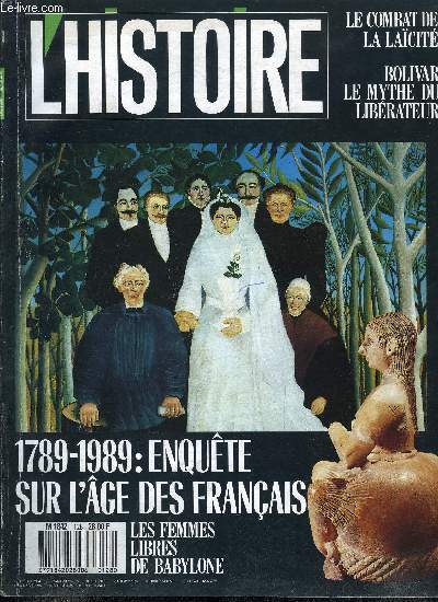 L'histoire n 128 - L'Europe va-t-elle mourir de vieillesse ? par Alfred Sauvy, Bolivar, le mythe du librateur par Pierre Vayssire, Le vieillissement de la population franaise par Patrice Bourdelais, Et les normands partirent a la conqute