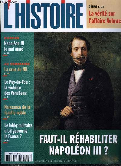 L'histoire n 211 - Le Puy du Fou est-il ractionnaire ? par Franois Lebrun, Le voyage en Orient de W.J. Bankes par Annie Sartre-Fauriat, Asie centrale : comment naissent les nations par Pierre Chuvin, Mais a quoi sert le baccalaurat ? par Jean Michel
