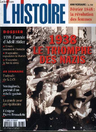 L'histoire n 218 - L'nigme Pierre Brossolette, entretien avec Franois Bdarida, Ce nombril qu'on dit charnel par Jacques Berlioz, Bienvenue sur Mars par Philippe Varnoteaux, Irlande du Nord : la guerre des berceaux par Youssef Courbage, Descartes