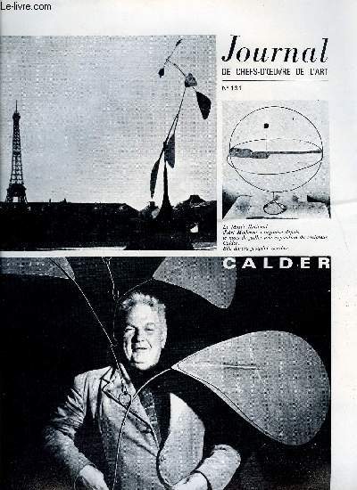 Journal de chefs-d'oeuvre de l'art n 131 - Calder, Des images mdivales