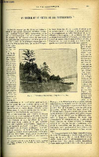 La vie scientifique n 28 - La Sibrie et le chemin de fer transsibrien par D. Levat, Les explosifs de suret par Flix Colomer, Pompe aspirante et foulante sans garniture, Les poissons par Armand Leyritz, La truffe par G.J., Un curieux dispositif