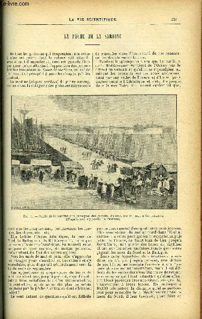 La vie scientifique n 51 - La pche de la sardine par G. de Burggraff, Chefs-d'oeuvre de patience par D.B., Mthode nouvelle de dtermination respective des distances des centres de localisation crbrales, Le palais tournant par Gaston Jougla