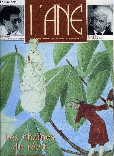 L'ane, le magazine freudien n 49 - La rencontre Jacques Lacan et le discours d'inauguration de la plaque commmorative, au 5, rue de Lille par Roland Dumas, Le nom de Rembrandt par Marc V. Howlett, La logique, c'est l'enfer par Antonia Soulez